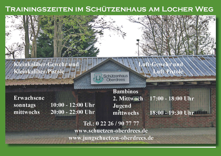 Trainingszeiten