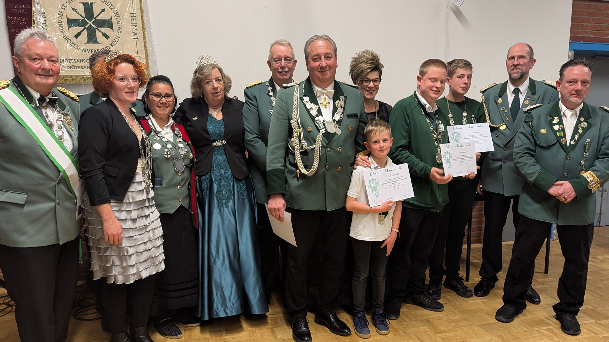 Foto Irene Tuschen: Bezirksmajestäten 2025/2026